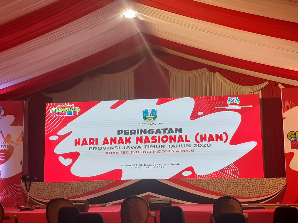 Peringatan Hari Anak Nasional (HAN) Provinsi Jawa Timur 2020 